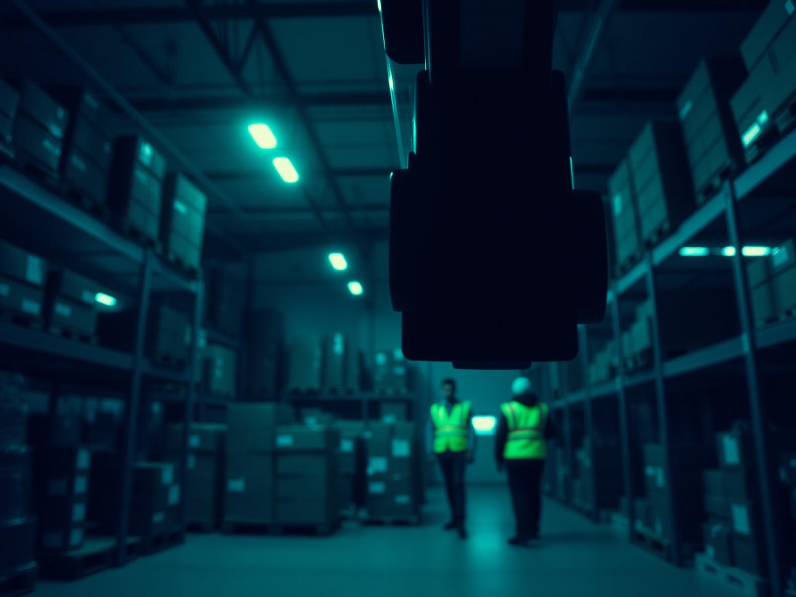 Warehouse floor observed by Thinking Stack vision agents